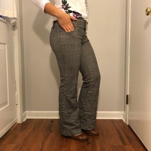 Comfortable Nine West plaid work pants